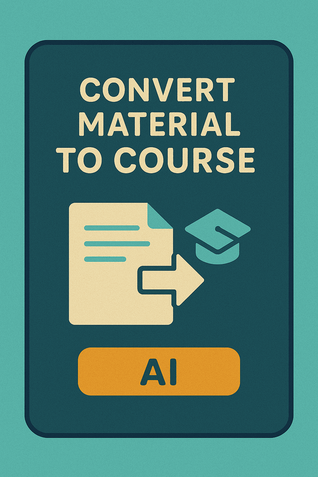 Convert training materials with Marcus