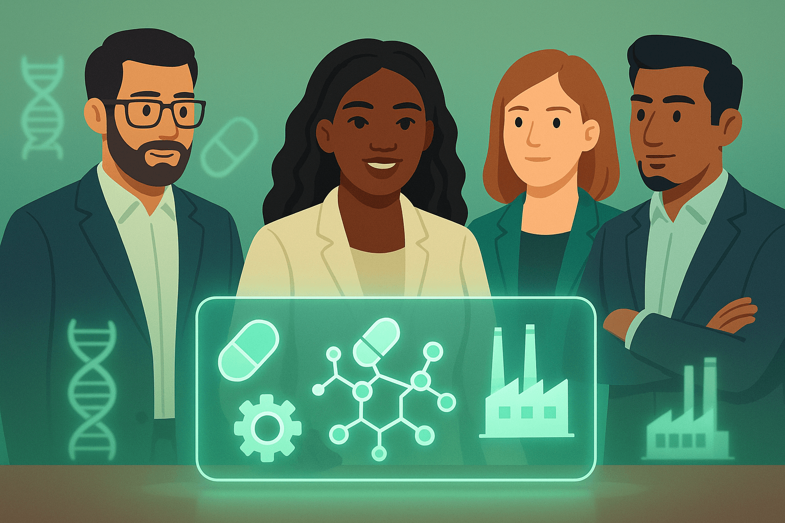 Regulatory affairs specialist reviewing AI-assisted submission drafts in a home office